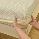 Anti-Static Cozy Massage Touch Fitted Sheet Mattress Cover