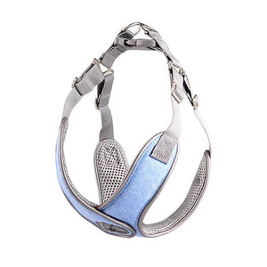 Breathable Reflective Vest Style Dog Leash and Chest Harness