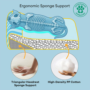 Extra Large Cooling Washable Rectangle Orthopedic Dog Bed - Cooling Nap