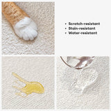 Waterproof Teddy Fleece Non-Slip Straight Couch Cover
