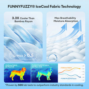 Extra Large Cooling Washable Rectangle Orthopedic Dog Bed - Cooling Nap