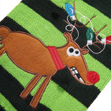Christmas Reindeer Warm Turtleneck Dog Knit Sweater