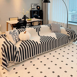 All-seasons Chenille Fabric Double-sided Anti-scratch Home Decoration Couch Cover