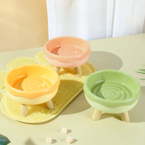 Donut Elevated Neck Guard Pet Bowl
