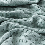 All-Season Lightweight Breathable Cotton Waffle Throw Blanket for Pets & People