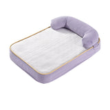 All Season Breathable Orthopedic Dog Bed with Waterproof Liner and Pillow
