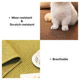 All Seasons Pet-Friendly Anti-Snag Woven Couch Cover