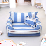 Cotton Full-Surround Dog & Cat Sofa Bed with Pillow