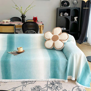 Gradient Chenille Water-resistant Anti-Stain Couch Cover