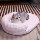 Ice Dot Cooling Breathable Pet Mat with Pillow for Cats and Dogs