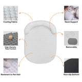 Ice Dot Cooling Breathable Pet Mat with Pillow for Cats and Dogs