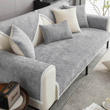 Waterproof Antimicrobial Simple Chenille Fabric Anti-scratch Couch Covers