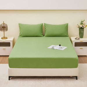 Waterproof Skin-friendly Comfortable Fitted Sheet Set