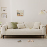 Delicate Waffle Chenille Fabric Furniture Protector Couch Cover