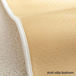Waterproof Thick Fuzzy Faux Sherpa Fleece Non-Slip Couch Cover
