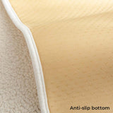 Waterproof Thick Fuzzy Faux Sherpa Fleece Non-Slip Couch Cover