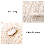 Cozy Quilted Grid Corduroy Thickened Anti-Slip Couch Cover