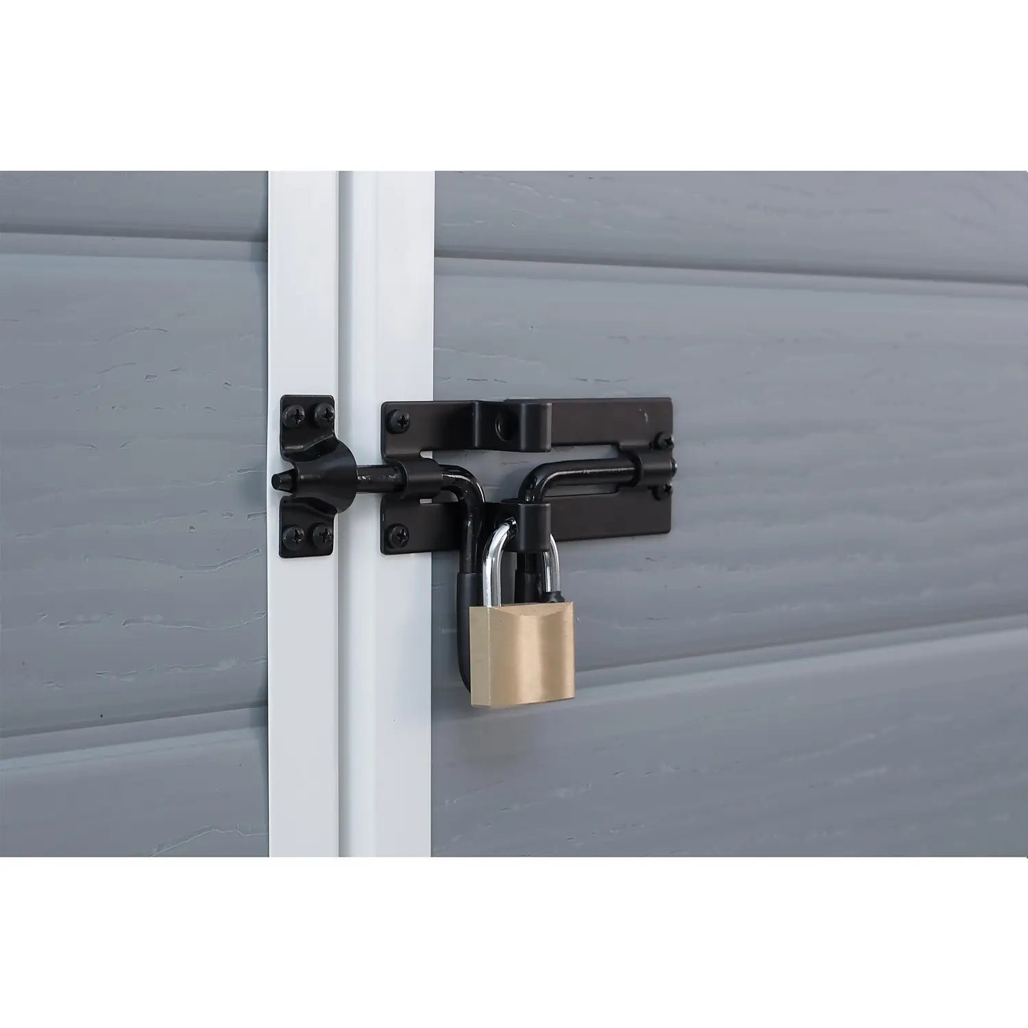 Keter 6′ x 8′ Manor Plastic Garden Storage Shed – Grey - Image 8