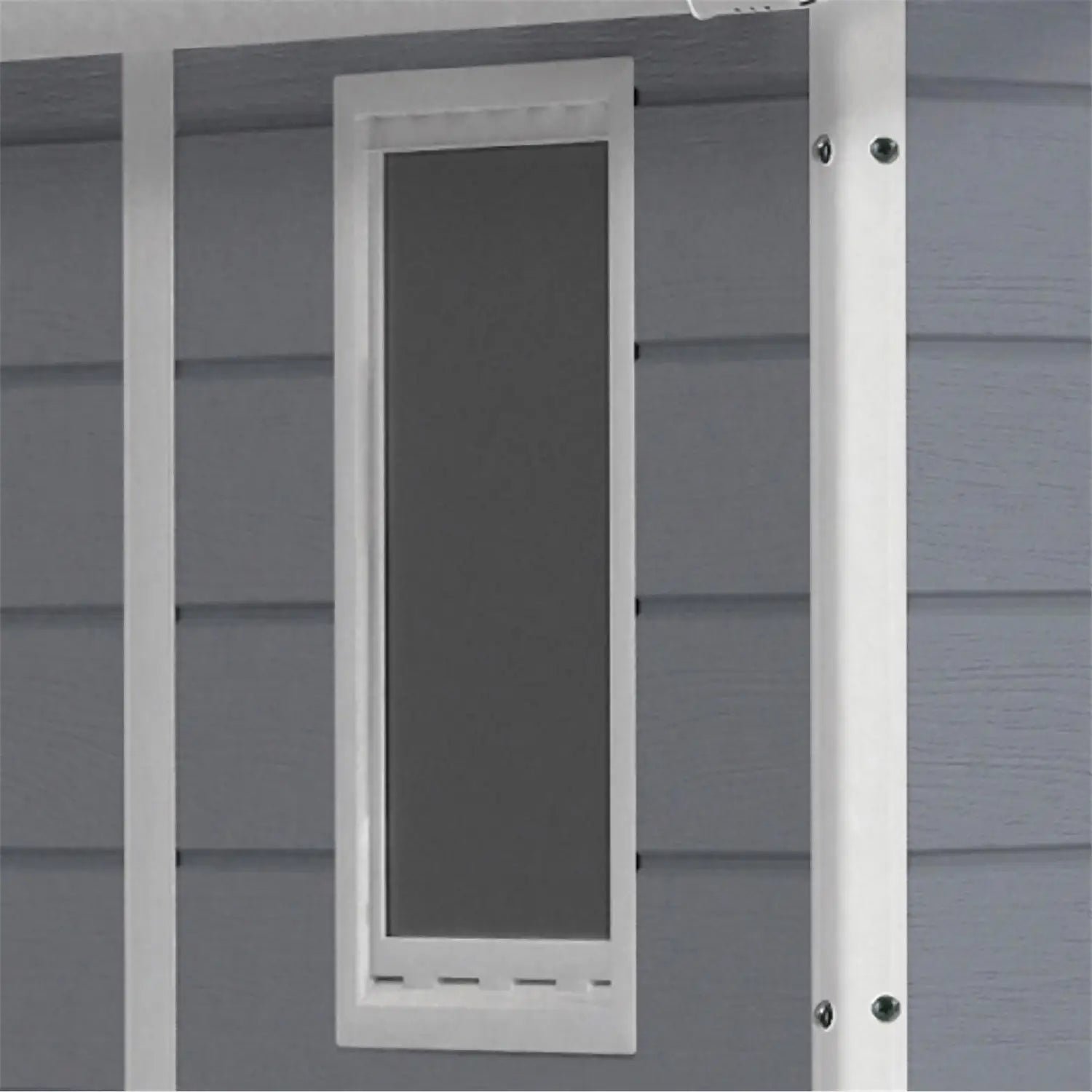 Keter 6′ x 8′ Manor Plastic Garden Storage Shed – Grey - Image 11