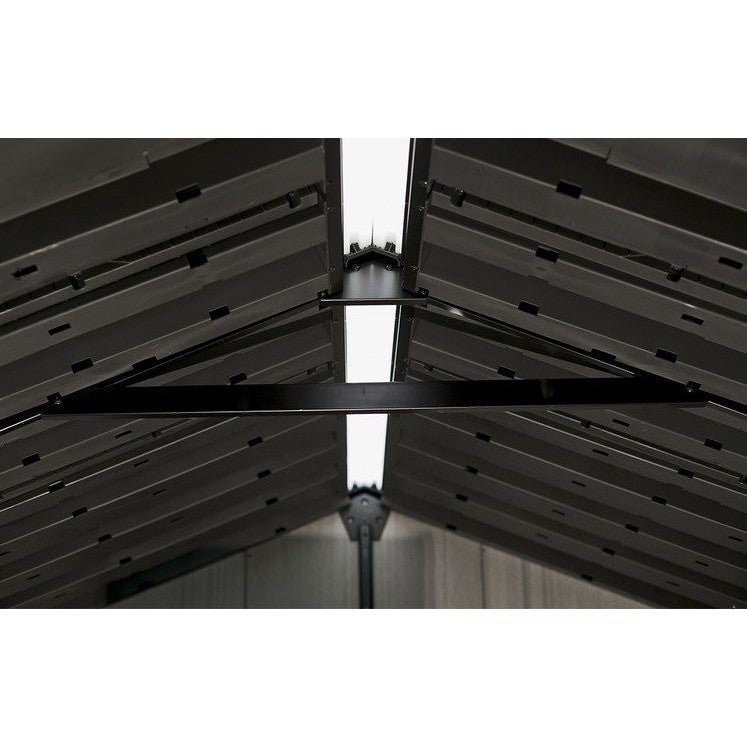 Keter 11’x 7.5′ Oakland Heavy Duty Plastic Shed – Grey Single Entrance - Image 9