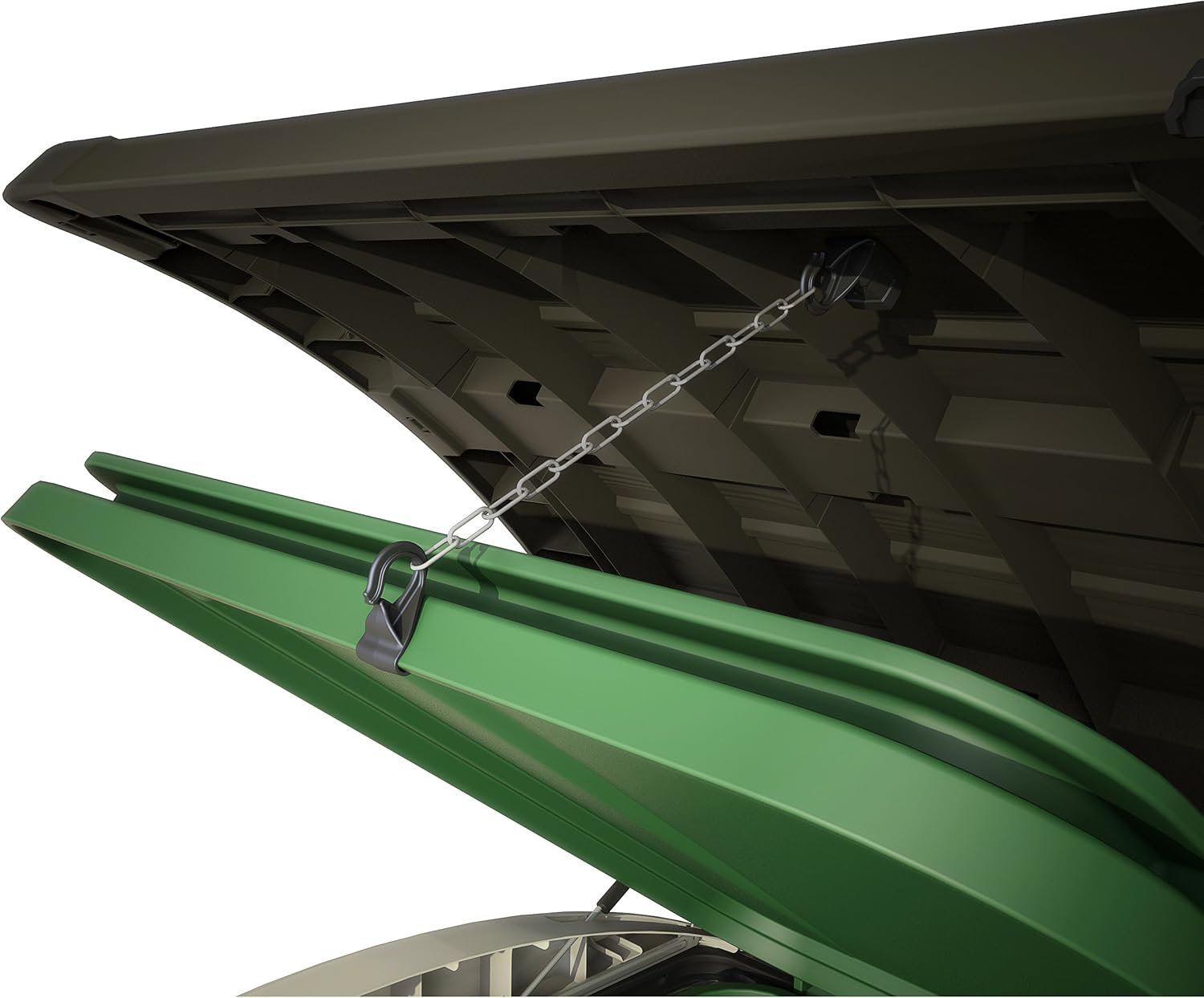 Keter Store-it-out ARC Beige & Taupe 1200L Garden storage box 1200mm 1460mm - Image 9