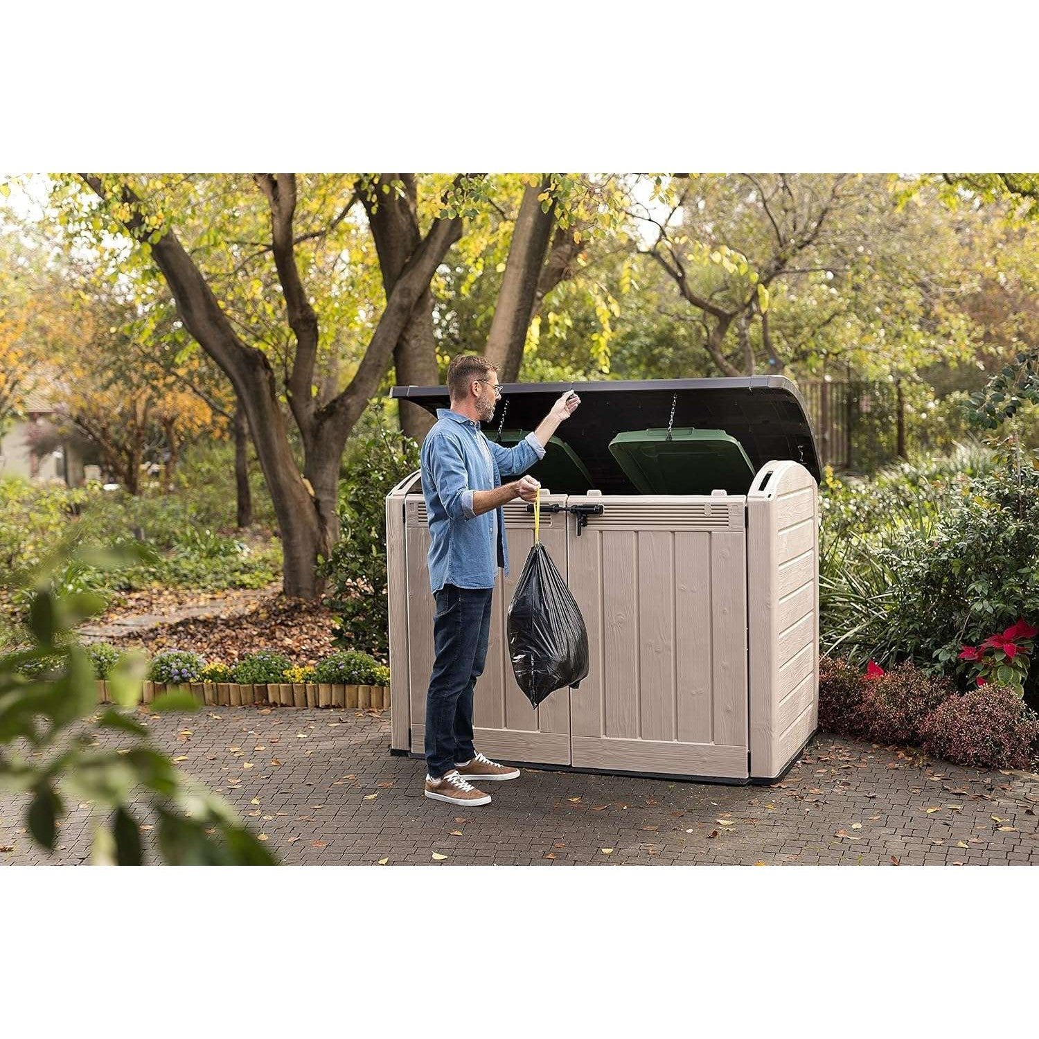 Keter 5.5′ x 3.5′ Store It Out Ultra Plastic Shed - Image 7