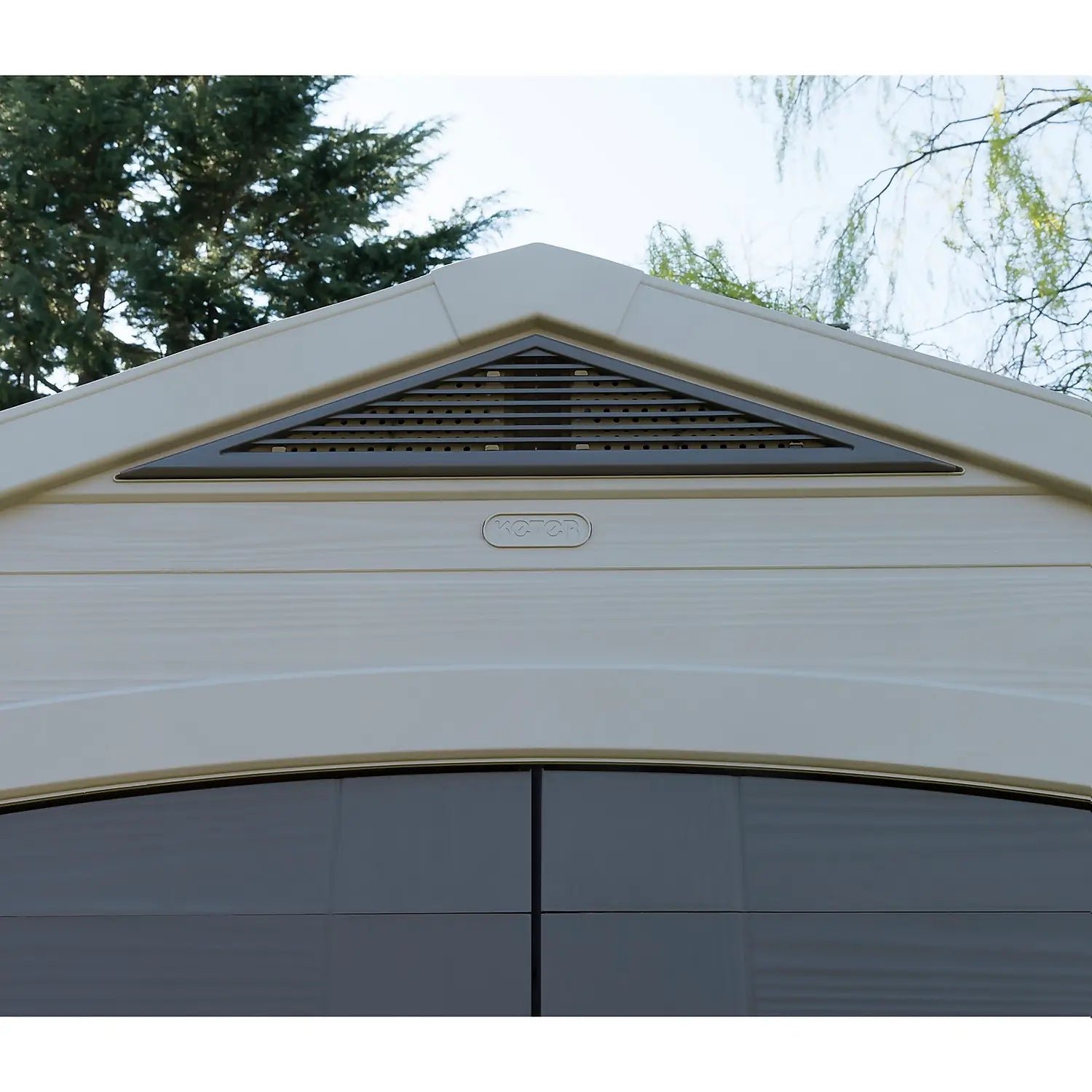 Keter 8’x8′ Factor Heavy Duty Plastic Garden Shed – Beige - Image 9